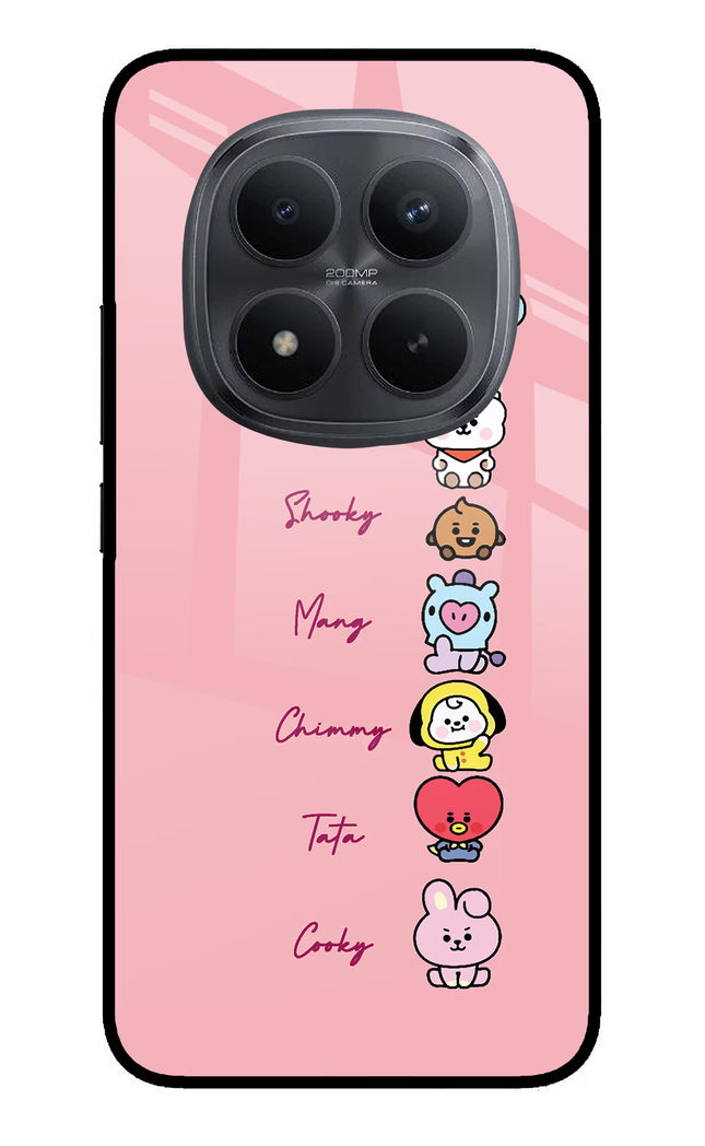 BTS names Redmi Note 15 Pro+ 5G Glass Case Back Cover by Casekaro