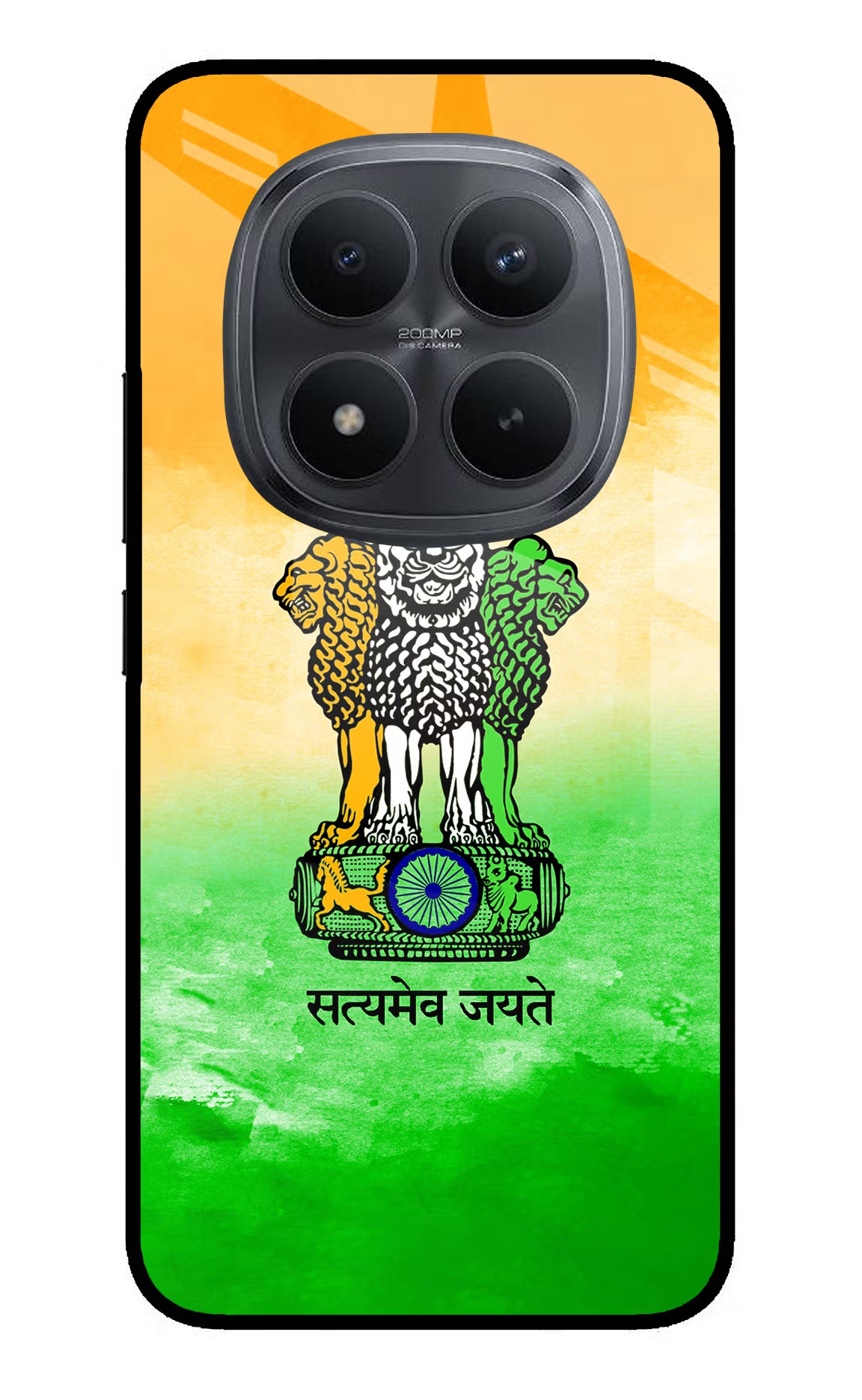Satyamev Jayate Flag Redmi Note 15 Pro+ 5G Glass Case