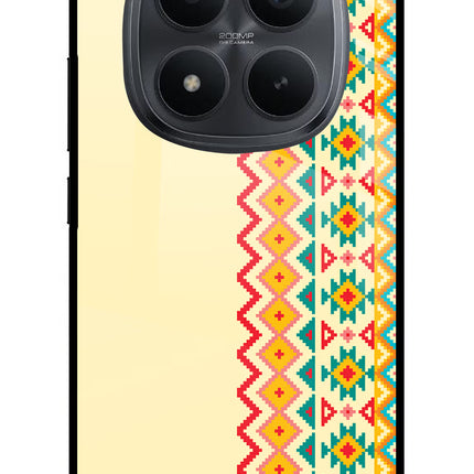 Ethnic Seamless Redmi Note 15 Pro+ 5G Glass Case Back Cover by Casekaro
