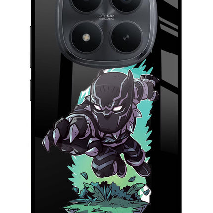 Black Panther Redmi Note 15 Pro+ 5G Glass Case Back Cover by Casekaro