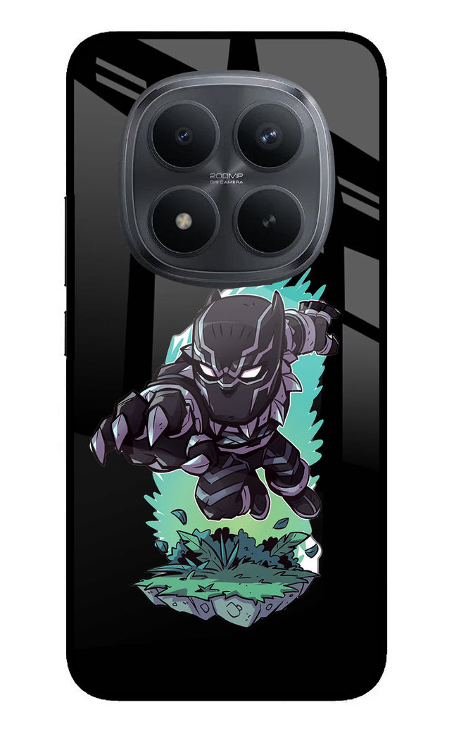 Black Panther Redmi Note 15 Pro+ 5G Glass Case Back Cover by Casekaro