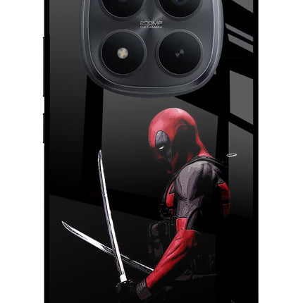Deadpool Redmi Note 15 Pro+ 5G Glass Case Back Cover by Casekaro