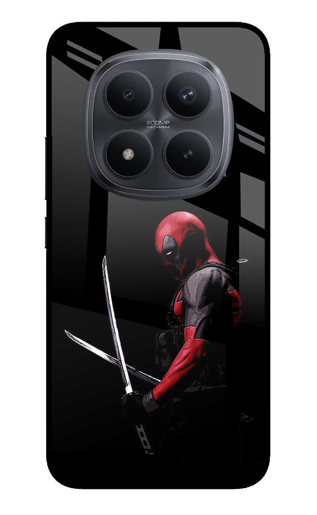 Deadpool Redmi Note 15 Pro+ 5G Glass Case Back Cover by Casekaro