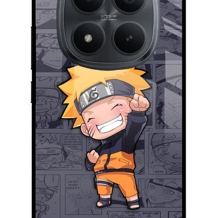 Chota Naruto Redmi Note 15 Pro+ 5G Glass Case Back Cover by Casekaro