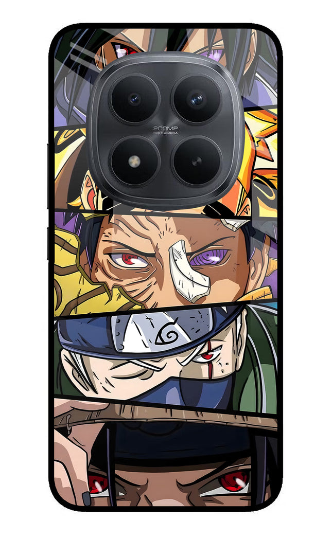Naruto Character Redmi Note 15 Pro+ 5G Glass Case Back Cover by Casekaro