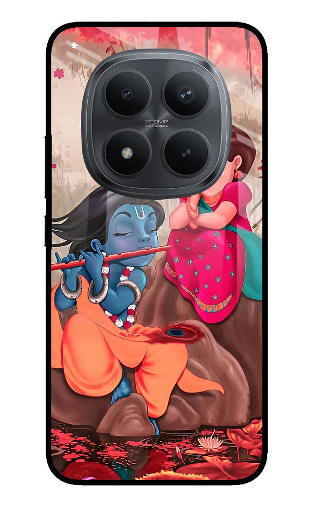 Radhe Krishna Redmi Note 15 Pro+ 5G Glass Case Back Cover by Casekaro