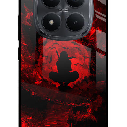 Itachi Uchiha Redmi Note 15 Pro+ 5G Glass Case Back Cover by Casekaro
