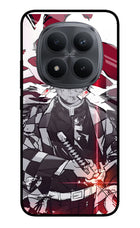 Demon Slayer Redmi Note 15 Pro+ 5G Glass Case Back Cover by Casekaro