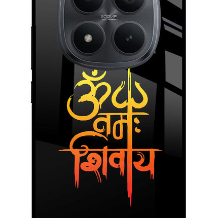 Om Namah Shivay Redmi Note 15 Pro+ 5G Glass Case Back Cover by Casekaro