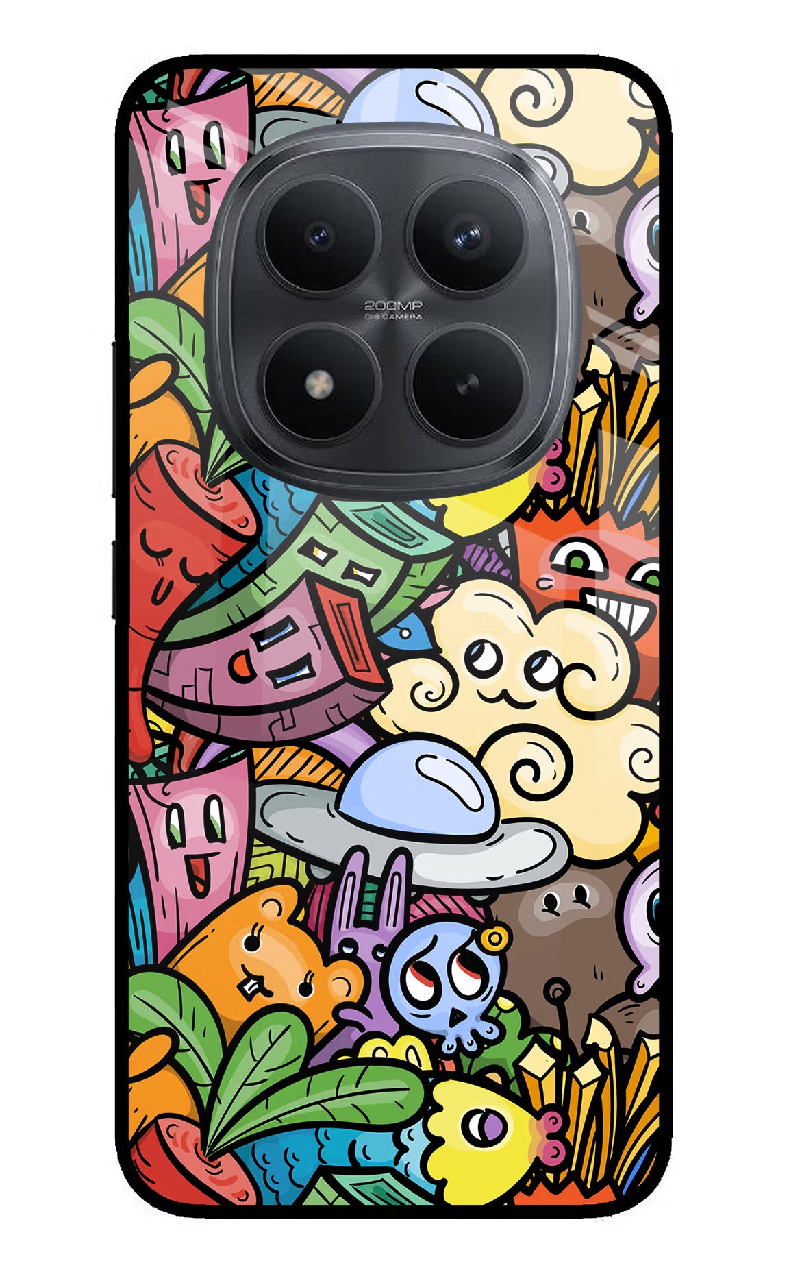 Veggie Doodle Redmi Note 15 Pro+ 5G Glass Case