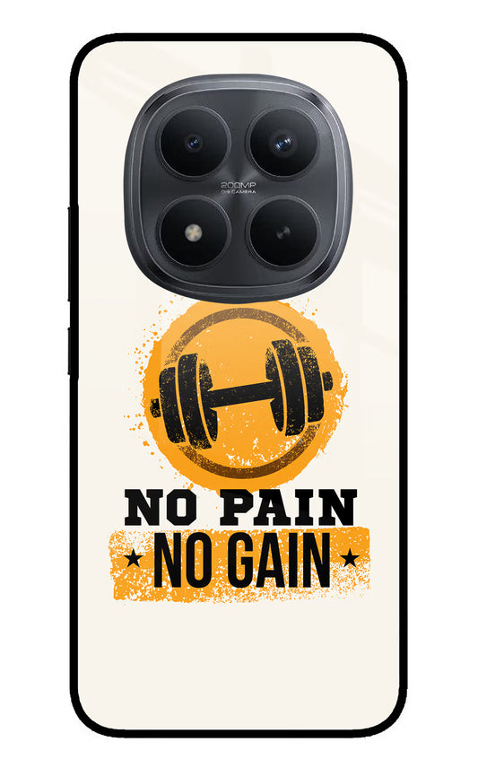 No Pain No Gain Redmi Note 15 Pro+ 5G Glass Case