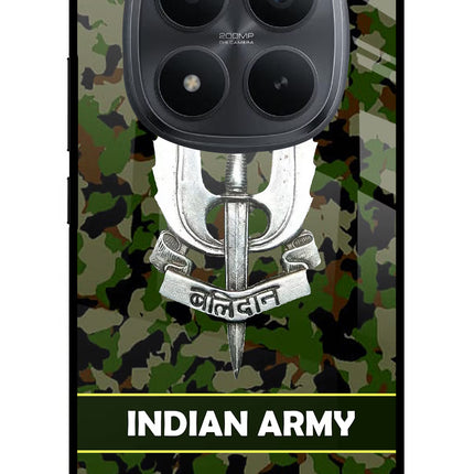 Balidan Indian Logo Redmi Note 15 Pro+ 5G Glass Case Back Cover by Casekaro