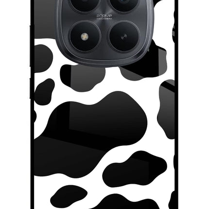Cow Spots Redmi Note 15 Pro+ 5G Glass Case Back Cover by Casekaro