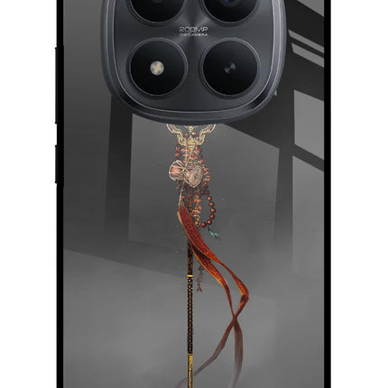 Shiv Trishul Redmi Note 15 Pro+ 5G Glass Case Back Cover by Casekaro
