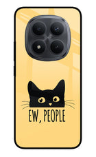 Ew People Catitude Redmi Note 15 Pro+ 5G Glass Case Back Cover by Casekaro