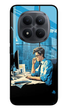 Focused Hustler (AI Generated) Redmi Note 15 Pro+ 5G Glass Case Back Cover by Casekaro