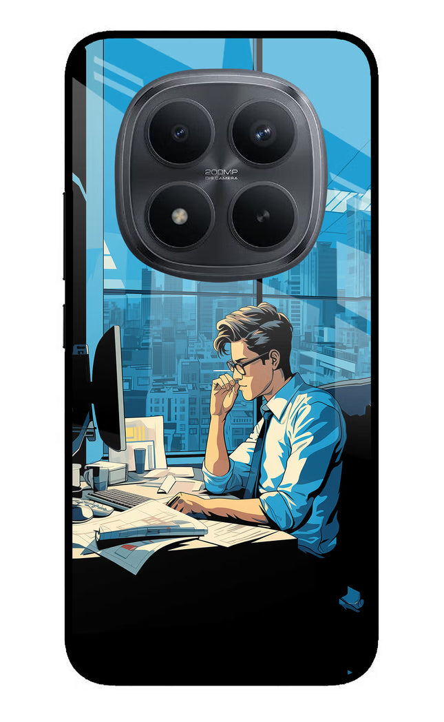 Focused Hustler (AI Generated) Redmi Note 15 Pro+ 5G Glass Case Back Cover by Casekaro