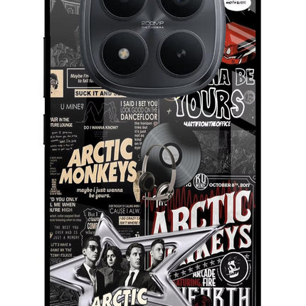 Arctic Monkeys Redmi Note 15 Pro+ 5G Glass Case Back Cover by Casekaro