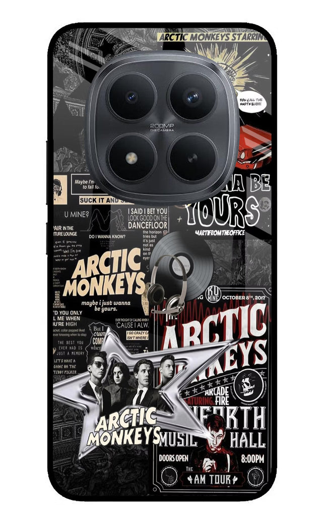 Arctic Monkeys Redmi Note 15 Pro+ 5G Glass Case Back Cover by Casekaro