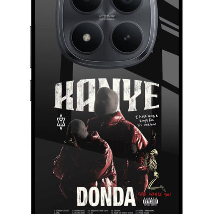 Donda Kanye West Redmi Note 15 Pro+ 5G Glass Case Back Cover by Casekaro