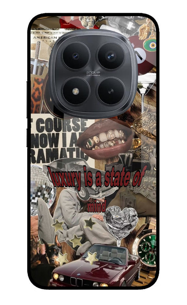 Luxury Redmi Note 15 Pro+ 5G Glass Case Back Cover by Casekaro