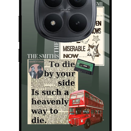 The Smiths Redmi Note 15 Pro+ 5G Glass Case Back Cover by Casekaro