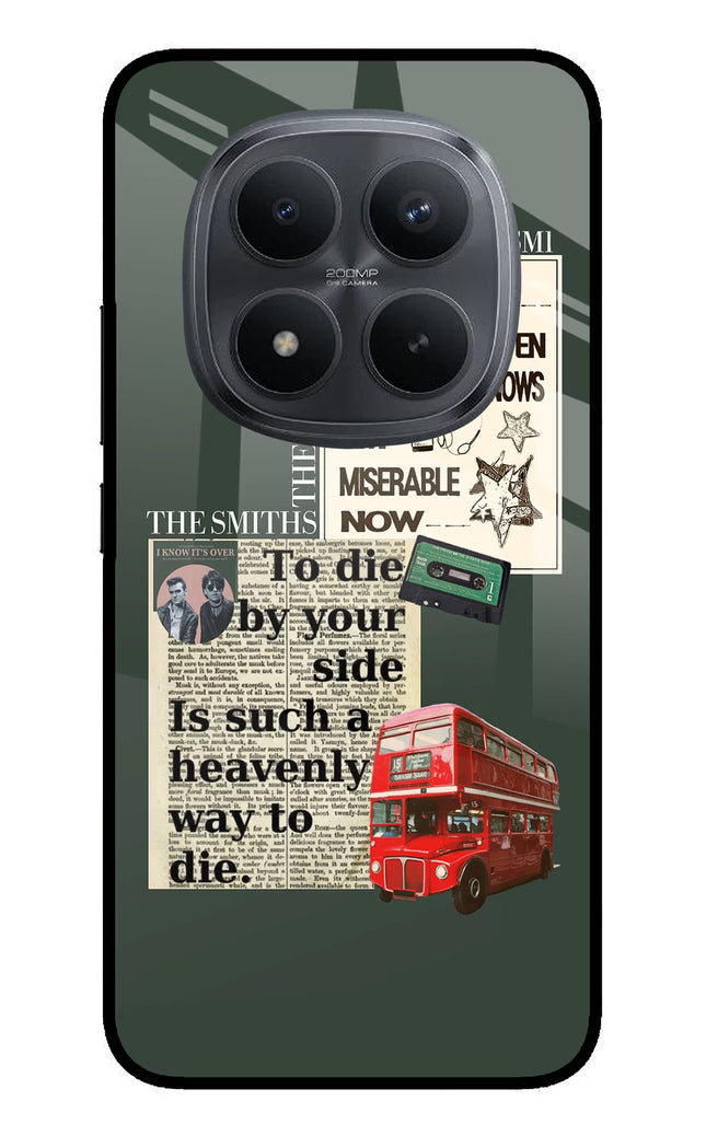 The Smiths Redmi Note 15 Pro+ 5G Glass Case Back Cover by Casekaro