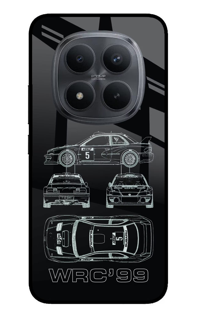 WRC'99 Redmi Note 15 Pro+ 5G Glass Case Back Cover by Casekaro