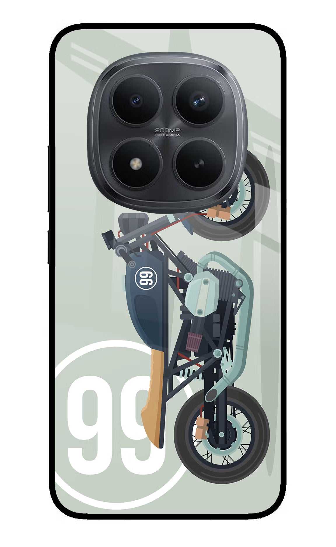 Classic Cafe Racer 99 Redmi Note 15 Pro+ 5G Glass Case