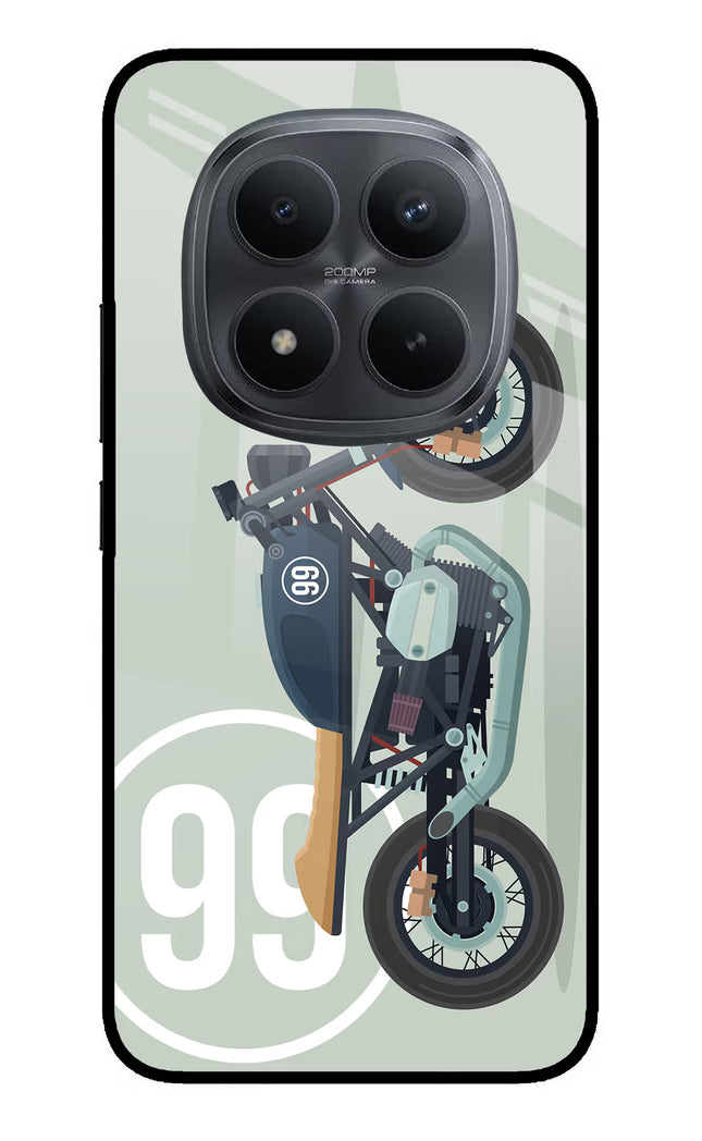 Classic Cafe Racer 99 Redmi Note 15 Pro+ 5G Glass Case Back Cover by Casekaro