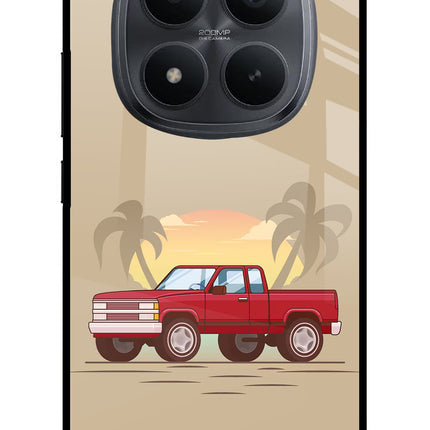 Desert Classic Drive Redmi Note 15 Pro+ 5G Glass Case Back Cover by Casekaro