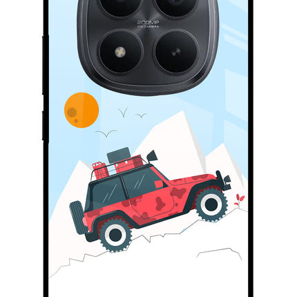 Mountain Trail Beast Redmi Note 15 Pro+ 5G Glass Case Back Cover by Casekaro