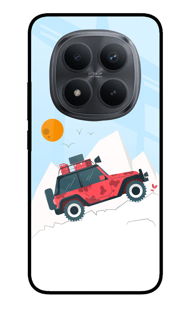 Mountain Trail Beast Redmi Note 15 Pro+ 5G Glass Case Back Cover by Casekaro