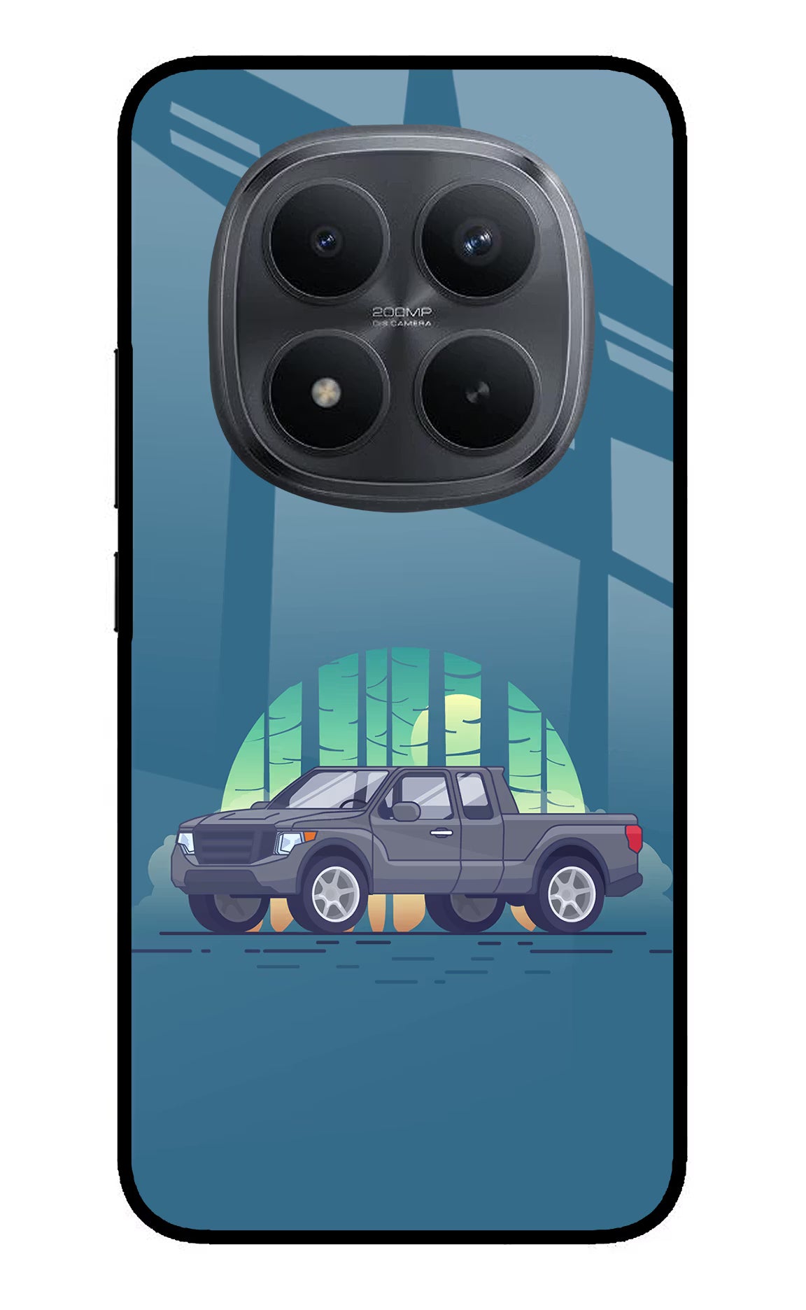 Retro Garage Vibe Redmi Note 15 Pro+ 5G Glass Case