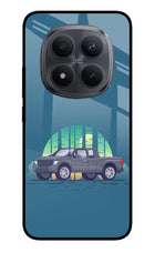 Retro Garage Vibe Redmi Note 15 Pro+ 5G Glass Case Back Cover by Casekaro