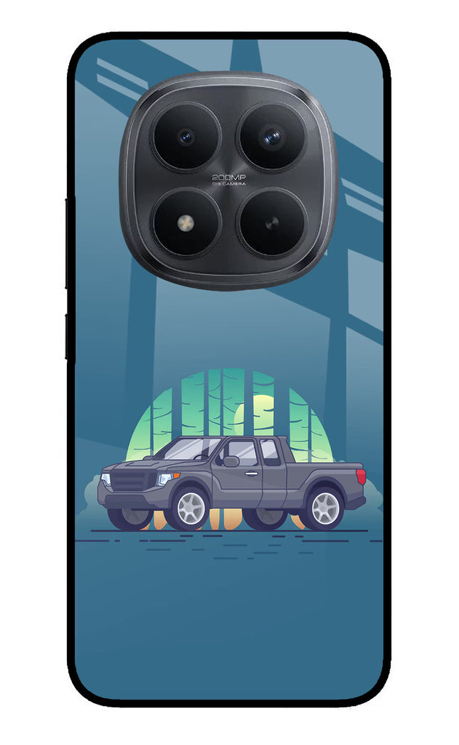 Retro Garage Vibe Redmi Note 15 Pro+ 5G Glass Case Back Cover by Casekaro
