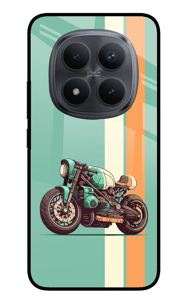 Striped Moto Drift Redmi Note 15 Pro+ 5G Glass Case Back Cover by Casekaro