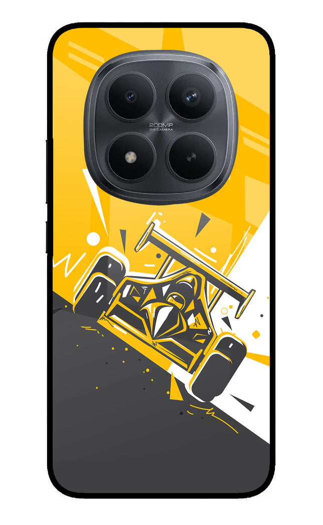 Track King Redmi Note 15 Pro+ 5G Glass Case Back Cover by Casekaro