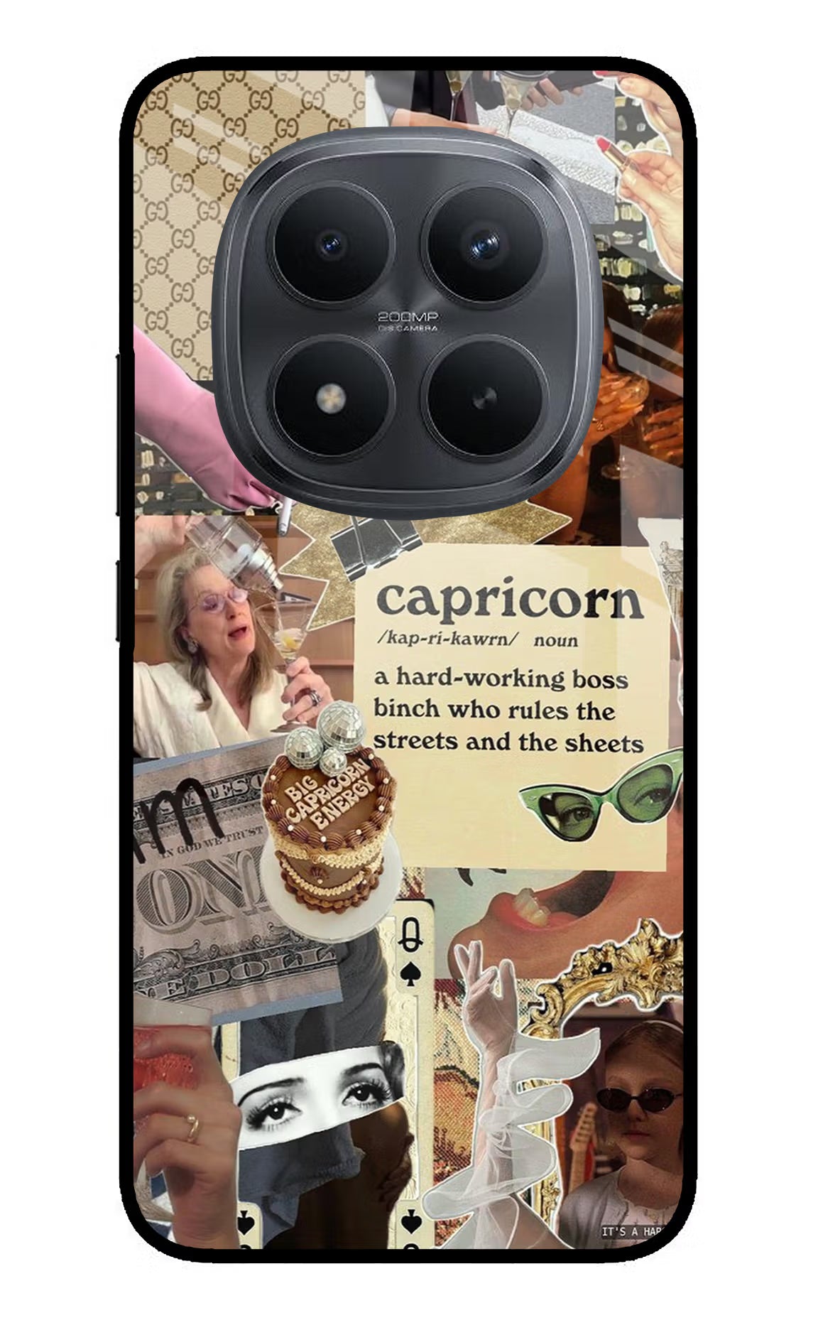 Capricorn Zodiac Redmi Note 15 Pro+ 5G Glass Case