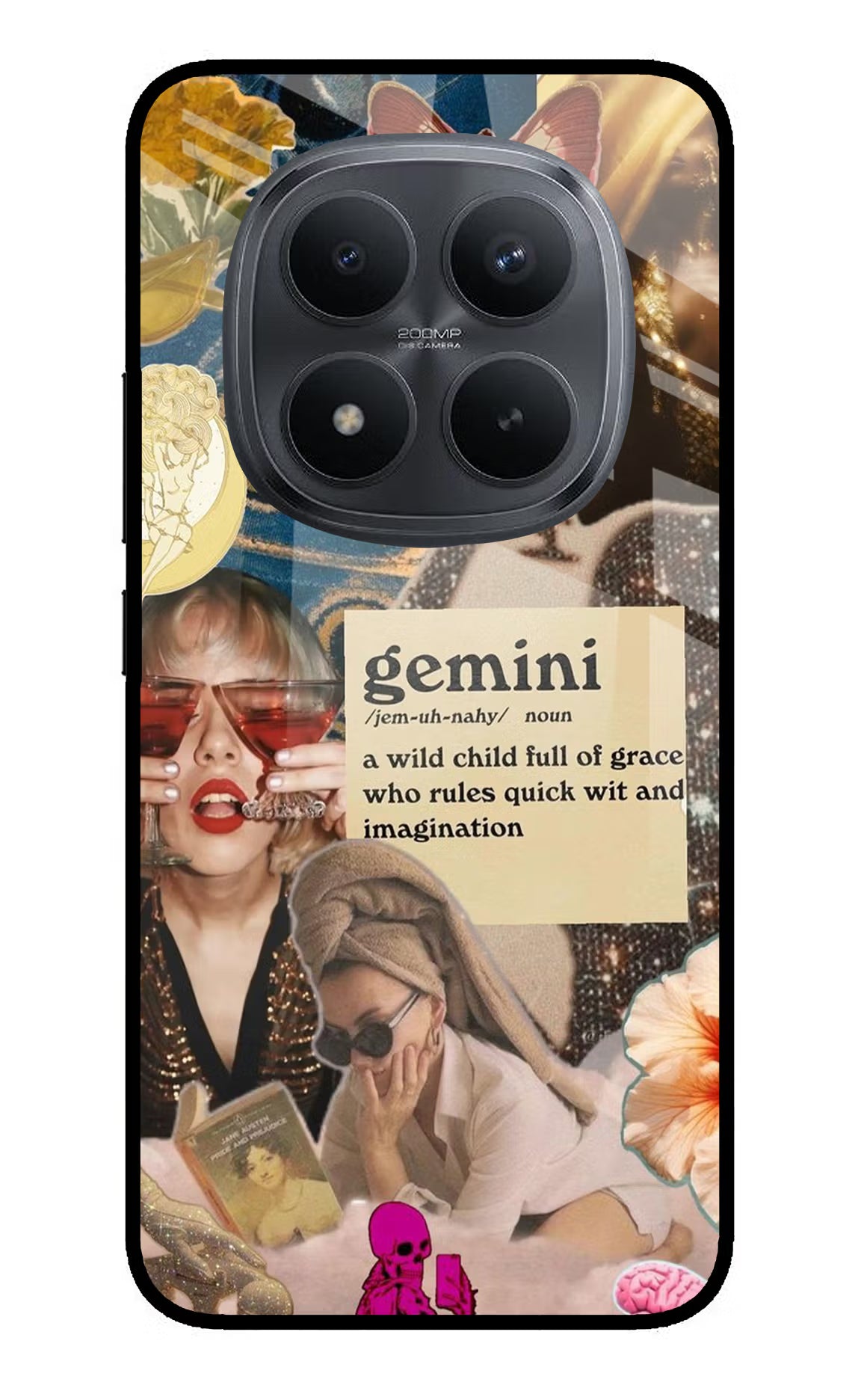 Gemini Zodiac Redmi Note 15 Pro+ 5G Glass Case