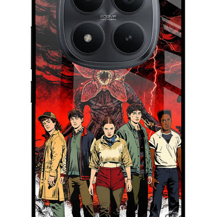 Ordinary Things Characters Redmi Note 15 Pro+ 5G Glass Case Back Cover by Casekaro