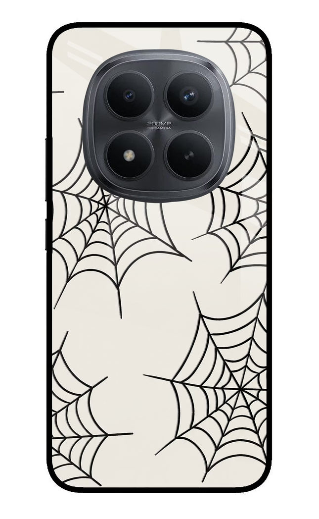 Spider Web Redmi Note 15 Pro+ 5G Glass Case Back Cover by Casekaro