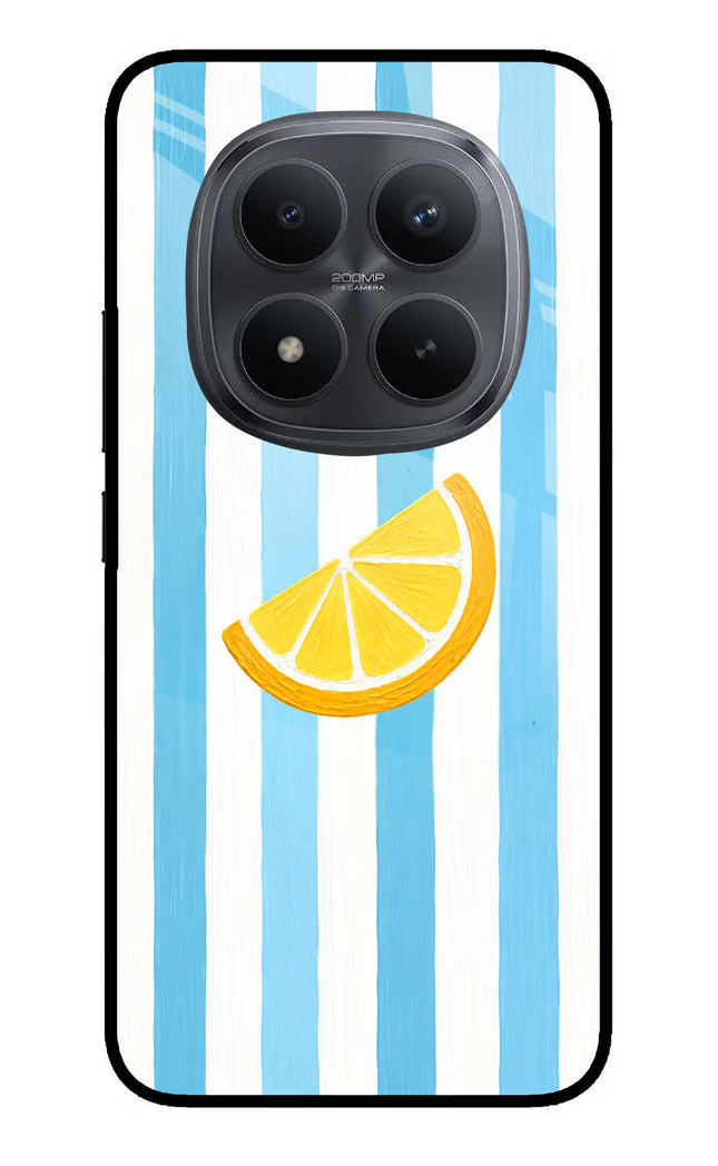 Summer Lemon Redmi Note 15 Pro+ 5G Glass Case Back Cover by Casekaro