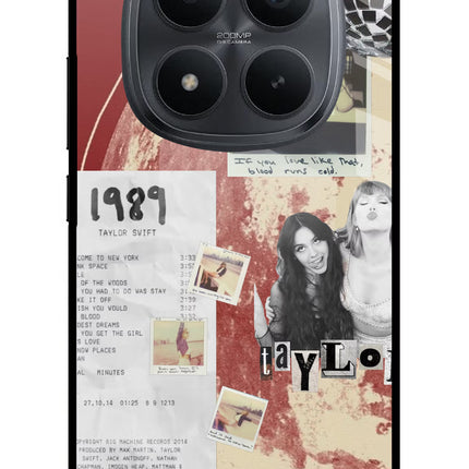 Taylor Swift Redmi Note 15 Pro+ 5G Glass Case Back Cover by Casekaro