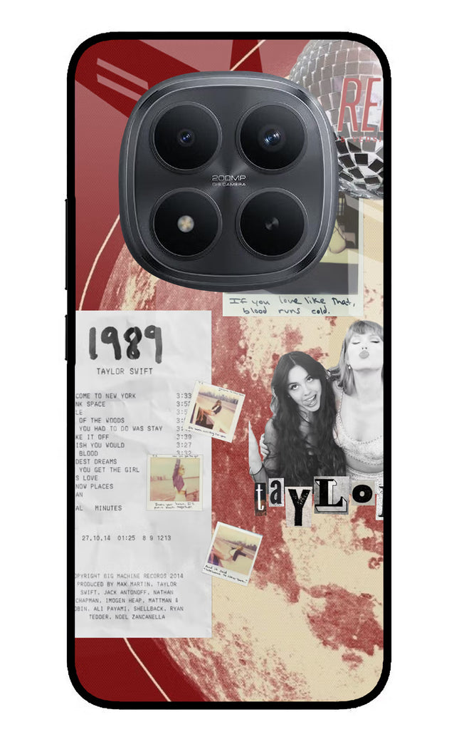 Taylor Swift Redmi Note 15 Pro+ 5G Glass Case Back Cover by Casekaro