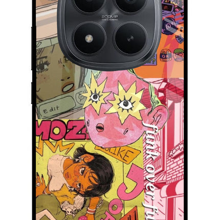 Funkover Redmi Note 15 Pro+ 5G Glass Case Back Cover by Casekaro