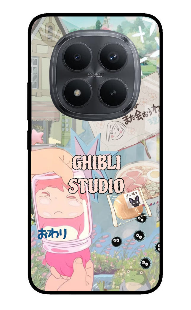 Studio Ghibli Redmi Note 15 Pro+ 5G Glass Case Back Cover by Casekaro