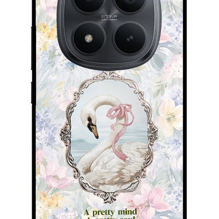 Pretty Mind Pretty Soul Redmi Note 15 Pro+ 5G Glass Case Back Cover by Casekaro