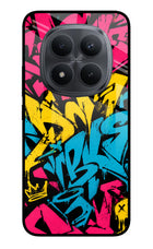 Graffiti Vibe Redmi Note 15 Pro+ 5G Glass Case Back Cover by Casekaro