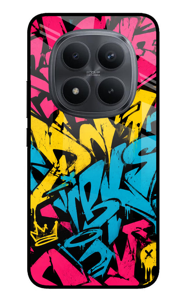 Graffiti Vibe Redmi Note 15 Pro+ 5G Glass Case Back Cover by Casekaro